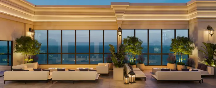 Terraço panorâmico